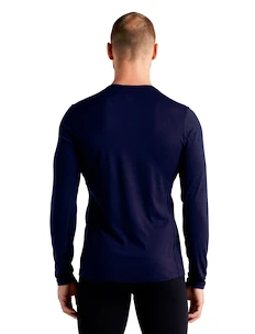 Icebreaker  200 Oasis LS Crewe Midnight Navy Férfipóló XXL