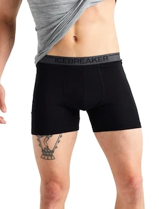 Icebreaker  Anatomica Boxers Black Férfiboxeralsó