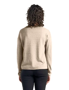 Icebreaker  Flaxen LS V Sweater Beige Pulóver S