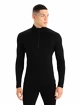 Icebreaker  M 260 Tech LS Half Zip Black Férfipóló