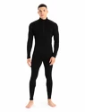 Icebreaker  M 260 Tech LS Half Zip Black Férfipóló