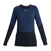 Icebreaker Merino 200 Sonebula LS Crewe Mid Navy/Royal Navy/Snow/Cb Női póló XL