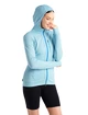 Icebreaker  Quantum III LS Zip Haze/Azul Női melegítőfelső