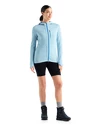 Icebreaker  Quantum III LS Zip Haze/Azul Női melegítőfelső