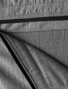 Icebreaker  Quantum III LS Zip Hoodie Metro/Black Férfi-melegítőfelső