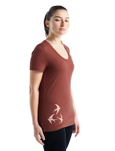 Icebreaker  Tech Lite II SS Scoop Tee Shapes Grape Női póló