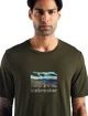 Icebreaker  Tech Lite II SS Tee Trailhead Loden Férfipóló
