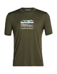 Icebreaker  Tech Lite II SS Tee Trailhead Loden Férfipóló