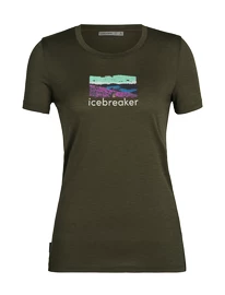Icebreaker  Tech Lite II SS Tee Trailhead Loden  Női póló