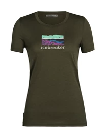 Icebreaker Tech Lite II SS Tee Trailhead Loden Női póló