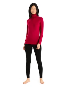 Icebreaker  W 260 Tech LS Half Zip Cherry Női melegítőfelső