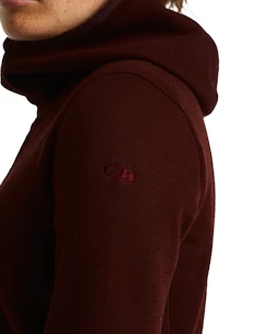 Icebreaker  W Elemental LS Zip Hood ESPRESSO Női melegítőfelső