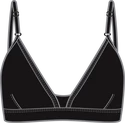 Icebreaker  W Siren Bra BLACK Női melltartó