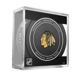 Inglasco Inc. Official Game Puck Chicago Blackhawks Jéghokikorong