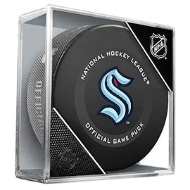 Inglasco Inc. Official Game Puck Seattle Kraken Jéghokikorong