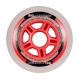 Inline kerekek Powerslide One Complete 84 mm 82A + csapágyak ABEC 5 + 8 mm-es távtartó 8 db