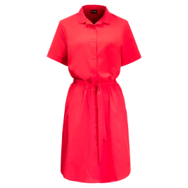 Jack Wolfskin Holiday Midi Dress Tulip Red Ruha