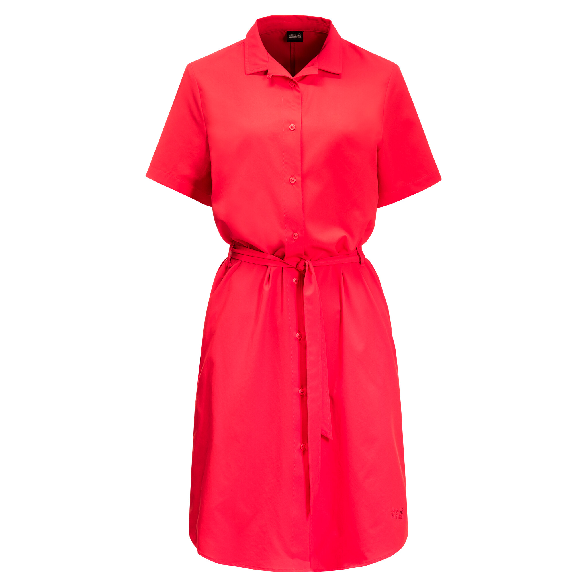 Jack Wolfskin  Holiday Midi Dress Tulip Red  Ruha