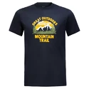 Jack Wolfskin  JW Mountain Trail T Night Blue Férfipóló