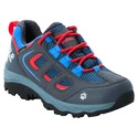 Jack Wolfskin  Vojo Texapore Low Blue / Red  Gyerekcipő