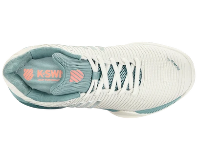 K-Swiss  Hypercourt Express 2 HB Blanc/Nile Blue  Gyerekteniszcipő