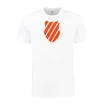 K-Swiss  Hypercourt Logo Tee Jet White/Spicy Orange Férfipóló
