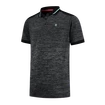K-Swiss  Hypercourt Polo Melange Jet Black Férfipóló