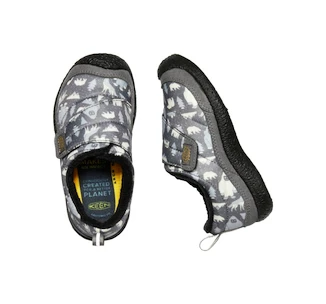 Keen Howser Low Wrap Steel Grey/Star White  Gyermek kültéri lábbelik US 11 (Kid)
