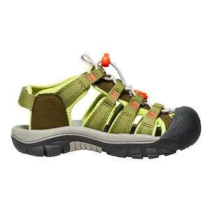 Keen NEWPORT BOUNDLESS Dark olive/Scarlet ibis  Gyerekszandálok