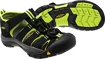 Keen  Newport H2 JR Black/Lime Green  Gyerekszandálok