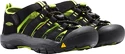 Keen  Newport H2 JR Black/Lime Green  Gyerekszandálok