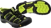 Keen  Newport H2 K Black/Lime Green  Gyerekszandálok