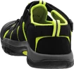 Keen  Newport H2 K Black/Lime Green  Gyerekszandálok