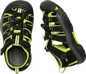 Keen  Newport H2 K Black/Lime Green  Gyerekszandálok