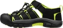 Keen  Newport H2 K Black/Lime Green  Gyerekszandálok