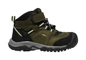 Keen Ridge Flex Mid Wp Dark Olive/Dusky Citron  Gyermek kültéri lábbelik US 12 (Kid)