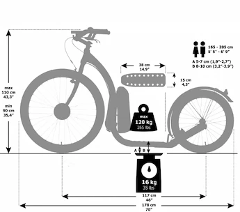 KICKBIKE  e-CRUISE  Elektromos roller