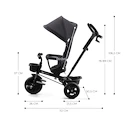 Kinderkraft Aveo Malachite Grey Tricikli