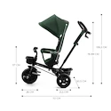 Kinderkraft Aveo Mystic Green Tricikli