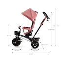 Kinderkraft Aveo Rose Pink Tricikli