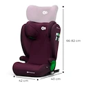 Kinderkraft Junior Fix 2 i-Size 100-150 cm Cherry Pearl Autóülés