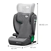 Kinderkraft Junior Fix 2 i-Size 100-150 cm Rocket Grey Autóülés