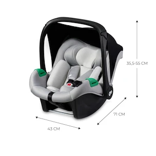 Kinderkraft Mink Pro i-Size 40-75 cm Grey Autóülés