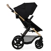 Kinderkraft Moov 2 3in1 Pure Black Eva Wheels Babakocsi