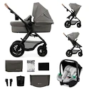 Kinderkraft Moov 2 Air 3In1 Light Grey Babakocsi