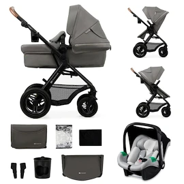 Kinderkraft Moov 2 Air 3In1 Light Grey Babakocsi