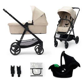 Kinderkraft Newly 3In1 Sand Beige + Mink Pro Babakocsi
