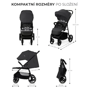 Kinderkraft Trig 3  Granite Grey Babakocsi