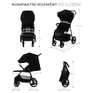 Kinderkraft Trig 3  Onyx Black Babakocsi