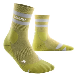Kompressziós zokni férfiaknak CEP  Hiking Mid Cut Olive/Grey